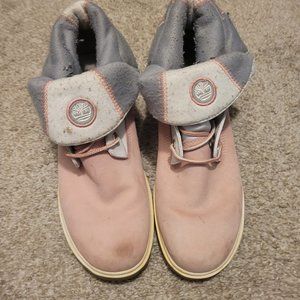 Womens Pink Timberland Boots